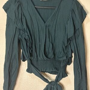 Pants Store Green Top